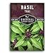 Photo Survival Garden Seeds - Thai Basil Seed for Planting - Packet with Instructions to Plant and Grow Asian Basil Indoors or Outdoors in Your Home Vegetable Garden - Non-GMO Heirloom Variety - 1 Pack new bestseller 2024-2023