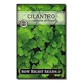 Sow Right Seeds - Cilantro Seed - Non-GMO Heirloom Seeds with Full Instructions for Planting an Easy to Grow herb Garden, Indoor or Outdoor; Great Gift (1 Packet) Photo, bestseller 2024-2023 new, best price $4.99 review