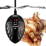 Orlushy 50W Mini Submersible Aquarium Heater with External Temp Controller and Built-in Thermometer for Small Fish Tank Photo, bestseller 2024-2023 new, best price $17.99 review