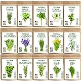 Seedra 15 Herb Seeds Variety Pack - 4500+ Non-GMO Heirloom Seeds for Planting Hydroponic Indoor or Outdoor Home Garden - Lavender, Parsley, Cilantro, Basil, Thyme, Mint, Rosemary, Dill & More Photo, bestseller 2024-2023 new, best price $18.89 ($1.26 / Count) review