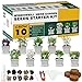 Photo Herb Grow Kit, 10 Herb Seeds Garden Starter Kit, Complete Potted Plant Growing Set Including White Pots, Markers, Nutritional Soil, Watering, Herb Clipper for Kitchen Herb Garden DIY new bestseller 2024-2023