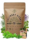 18 Culinary Herbs Seeds Variety Pack - Heirloom, NON-GMO, Herbs Seeds for Planting Outdoor and Indoor - Home Gardening. Over 5000+ seeds including Rosemary, Thyme, Oregano, Mint, Basil, Parsley & More Photo, bestseller 2024-2023 new, best price $21.99 ($1.22 / Count) review