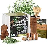 Indoor Herb Garden Starter Kit - Certified USDA Organic Non GMO - 5 Herb Seed Basil, Cilantro, Parsley, Sage, Thyme, Potting Soil, Plant Kit - DIY Kitchen Grow Kit for Growing Herb Seeds Indoors Photo, bestseller 2024-2023 new, best price $29.97 review