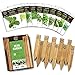 Photo Herb Garden Seeds for Planting - 10 Culinary Herb Seed Packets Kit, Non GMO Heirloom Seeds, Plant Markers, Wood Gift Box - Home Gardening Gifts for Gardeners new bestseller 2024-2023