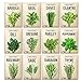 Photo SOWER'S SOURCE Herb Seeds For Planting - 12 Non-GMO Herb Garden Seeds for Planting Herbs: Basil Seeds, Dill, Chives, Oregano, Sage, Peppermint, Cilantro, Thyme, Rosemary, Tarragon, Parsley, Arugula new bestseller 2024-2023