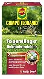 Compo 13300 - Floranid, fertilizzante per prato con diserbante, 1,5 Kg per 50 mq foto, bestseller 2024-2023 nuovo, miglior prezzo EUR 31,85 recensione