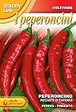 Franchi Sementi di Italia Peperoncino Piccante di Cayenna Semi foto, bestseller 2024-2023 nuovo, miglior prezzo EUR 4,40 recensione