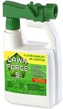 Nature’s Lawn - Lawn Force 5 - Liquid Fertilizer, Aerator, Dethatcher w/Humic + Fulvic Acid, Kelp/Seaweed & Mycorrhizae - Free Sprayer - Pet-Safe - 1qt Photo, bestseller 2024-2023 new, best price $29.99 review