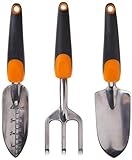 Fiskars 384490-1001 Ergo Garden Tool Set, Regular Package, Black/Orange Photo, bestseller 2024-2023 new, best price $30.66 review