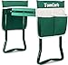 Photo TomCare Upgraded Garden Kneeler Seat Widen Soft Kneeling Pad Garden Tools Stools Garden Bench with 2 Large Tool Pouches Outdoor Foldable Sturdy Gardening Tools for Gardeners, Green new bestseller 2024-2023