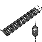 NICREW AquaLux 24/7 LED Aquarium Light, Freshwater Fish Tank Light for Planted Aquariums, 24 Hours Lighting Cycle and Automatic Timer Function, 18-24 Inches, 14 Watts Photo, bestseller 2024-2023 new, best price $33.99 review