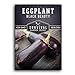 Photo Survival Garden Seeds - Black Beauty Eggplant Seed for Planting - Packet with Instructions to Plant and Grow Bell-Shaped Dark Purple Eggplant in Your Home Vegetable Garden - Non-GMO Heirloom Variety new bestseller 2024-2023