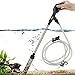 Photo hygger Small Gravel Vacuum for Aquarium, Manual 80GPH Aquarium Gravel Cleaner Low Water Level Water Changer Fish Tank Cleaner with Pinch or Grip Run in Seconds Suction Ball Adjustable Length new bestseller 2024-2023