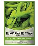 Hungarian Hot Wax Pepper Seeds for Planting Heirloom Non-GMO Hungarian Hot Wax Peppers Plant Seeds for Home Garden Vegetables Makes a Great Gift for Gardening by Gardeners Basics Photo, bestseller 2024-2023 new, best price $4.95 review