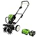 Photo Greenworks Pro 80V 10 inch Cultivator with 2Ah Battery and Charger, TL80L210 new bestseller 2024-2023