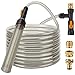 Photo hygger Bucket-Free Aquarium Water Change Kit Metal Faucet Connector Fish Tank Vacuum Siphon Gravel Cleaner with Long Hose 25FT Drain & Fill new bestseller 2024-2023