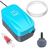 Pawfly MA-60 Quiet Aquarium Air Pump for 10 Gallon with Accessories Air Stone Check Valve and Tube, 1.8 L/min Photo, bestseller 2024-2023 new, best price $8.99 review