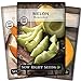 Photo Sow Right Seeds - Cantaloupe Fruit Seed Collection for Planting - Individual Packets Honey Rock, Hales Best and Honeydew Melon, Non-GMO Heirloom Seeds to Plant an Outdoor Home Vegetable Garden… new bestseller 2024-2023