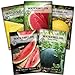 Photo Sow Right Seeds - Watermelon Seed Collection for Planting - Crimson Sweet, Allsweet, Sugar Baby, Yellow Crimson, and Golden Midget Melon Seeds - Non-GMO Heirloom Seeds to Plant a Home Vegetable Garden new bestseller 2024-2023