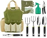 Vremi 9 Piece Garden Tools Set - Gardening Tools with Garden Gloves and Garden Tote - Gardening Gifts Tool Set with Garden Trowel Pruners and More - Vegetable Herb Garden Hand Tools with Storage Tote Photo, bestseller 2024-2023 new, best price $48.25 review