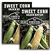 Photo Survival Garden Seeds - Golden Bantam Sweet Corn Seed for Planting - Packet with Instructions to Plant and Grow Yellow Corn on The Cob Your Home Vegetable Garden - Non-GMO Heirloom Variety - 2 Pack new bestseller 2024-2023