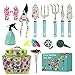 Photo Garden Tool Set,Gardening Gifts for Women,31PCS Heavy Duty Aluminum Floral Print Gardening Tool Set with Storage Tote Bag Garden Tools Gifts for Women and Men new bestseller 2024-2023