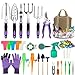 Photo Tudoccy Garden Tools Set 83 Piece, Succulent Tools Set Included, Heavy Duty Aluminum Gardening Tools for Gardening, Non-Slip Ergonomic Handle Tools, Durable Storage Tote Bag, Gifts Tools for Men Women new bestseller 2024-2023