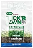 Scotts Turf Builder Thick'R Lawn Sun and Shade, 12 lb. - 3-in-1 Solution for Thin Lawns - Combination Seed, Fertilizer and Soil Improver for a Thicker, Greener Lawn - Covers 1,200 sq. ft. Photo, bestseller 2024-2023 new, best price $19.76 review