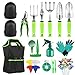 Photo ZNCMRR 52 Pieces Garden Tools Set, Heavy Duty Gardening Kit, Extra Succulent Tools Set with Non-Slip Rubber Grip, Storage Tote Bag and Outdoor Hand Tools, Outdoor Gardening Gifts Tools for Gardeners new bestseller 2024-2023
