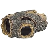 Uniclife Resin Hollow Tree Trunk Betta Log Aquarium Decorations Ornament Fish House Cave Wood House Decor for Small and Medium Fish Tank Photo, bestseller 2024-2023 new, best price $8.99 review
