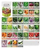 Survival Vegetable Seeds Garden Kit Over 16,000 Seeds Non-GMO and Heirloom, Great for Emergency Bugout Survival Gear 35 Varieties Seeds for Planting Vegetables 35 Free Plant Markers Gardeners Basics Photo, bestseller 2024-2023 new, best price $39.95 ($0.00 / Count) review