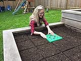 Seeding Square – Square Foot Gardening Template – Seed Sowing Tool Kit Comes with: Color Coded Seed Spacer Template & Magnetic Seed Dibber/Seed Ruler/Seed Spoon & Vegetable Garden Planting Guide Photo, bestseller 2024-2023 new, best price $26.95 review