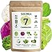 Photo Seedra 7 Cabbage Seeds Variety Pack - 2245+ Non GMO, Heirloom Seeds for Indoor Outdoor Hydroponic Home Garden - Golden & Red Acre, Cauliflower, Brussel Sprouts, Broccoli & More new bestseller 2024-2023