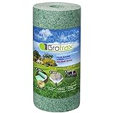 Grotrax Biodegradable Grass Seed Mat - 55 SQFT Year Round - Grass Seed and Fertilizer All in One for Lawns, Dog Patches & Shade - Just Roll, Water & Grow - No Fake or Artificial Grass Photo, bestseller 2024-2023 new, best price $52.99 review