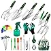 Photo Garden Tools Set, 38 Pieces Stainless Steel Durable Garden Tools, Includes Trowel, Shovel, Hand Weeder, Rake, Storage Tote Bag, Wonderful Gifts for Women and Men new bestseller 2024-2023