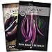 Photo Sow Right Seeds - Eggplant Seed Collection for Planting - Black Beauty and Long Eggplant Varieties Non-GMO Heirloom Seeds to Plant an Outdoor Home Vegetable Garden - Great Gardening Gift new bestseller 2024-2023