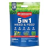 BioAdvanced 704865U 5 in 1 Weed and Feed Lawn Fertilizer and Crabgrass Killer, 10000 Square Feet, Granules Photo, bestseller 2024-2023 new, best price $50.80 review