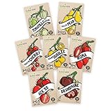 Tomato Seeds Variety Pack - 100% Non GMO - Cherry, Brandywine Beefsteak, Yellow Pear, Golden Jubilee, Plum Roma, Tomatillo Verde, Ace 55. Heirloom Tomatoes Seeds for Planting in Your Organic Garden Photo, bestseller 2024-2023 new, best price $14.95 review