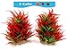Photo BEGONDIS 2 Pcs Fish Tank Artificial Red Water Plants, Aquarium Decorations Made of Soft Plastic, Safe for All Fish & Pets new bestseller 2024-2023