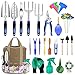 Photo 82 Pcs Garden Tools Set, Extra Succulent Tools Set, Heavy Duty Gardening Tools Aluminum with Soft Rubberized Non-Slip Handle Tools, Durable Storage Tote Bag, Gifts for Men (Blue) new bestseller 2024-2023