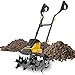 Photo COPOWER by EVEAGE GT18-13.5US Electric Corded Garden Tiller and Cultivator, 120V 18-Inch 13.5AMP Rototiller Tool, 4'' - 8'' Tilling Depth Foldable Handle 6x4 Tines new bestseller 2024-2023