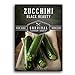 Photo Survival Garden Seeds - Black Beauty Zucchini Seed for Planting - Pack with Instructions to Plant and Grow Dark Green Zucchini in Your Home Vegetable Garden - Non-GMO Heirloom Variety - 1 Pack new bestseller 2024-2023
