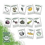 Heirloom Vegetable Seeds for Planting: 13 Varieties of Organic Non-GMO Open Pollinated Garden Seed - Weird and Rare Varieties Perfect for Kids and School Gardens Photo, bestseller 2024-2023 new, best price $12.34 review