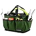 Photo Housolution Gardening Tote Bag, Deluxe Garden Tool Storage Bag and Home Organizer with Pockets, Wear-Resistant & Reusable, 14 Inch, Dark Green new bestseller 2024-2023