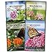 Photo Sow Right Seeds - Milkweed Seed Collection; Varieties Included: Butterfly, Common, and Showy Milkweed, Attracts Monarch and Other Butterflies to Your Garden; Non-GMO Heirloom Seeds; new bestseller 2024-2023