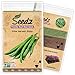 Photo Organic Green Bean Seeds, APPR. 125, Green Bean, Heirloom Vegetable Seeds, Certified Organic, Non GMO, Non Hybrid, USA new bestseller 2024-2023