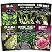 Photo Survival Garden Seeds - Asian Vegetable Collection Seed Vault for Planting - Thai Basil, Napa Cabbage, Canton Pak Choi, Chinese Celery, Green Onions, Watermelon Radish - Non-GMO Heirloom Varieties new bestseller 2024-2023