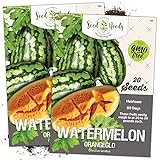 Seed Needs, Orangeglo Watermelon (Citrullus lanatus) Twin Pack of 20 Seeds Each Photo, bestseller 2024-2023 new, best price $4.65 ($0.23 / Count) review