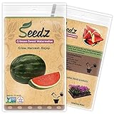 Organic Watermelon Seeds, APPR. 75, Crimson Sweet Watermelon, Heirloom Vegetable Seeds, Certified Organic, Non Hybrid, USA Photo, bestseller 2024-2023 new, best price $7.88 review