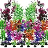 PietyPet 25 Pack Aquarium Plants, Fish Tank Decoration Colorful Artificial Fish Tank Decor Plants Aquarium Decorations for Household and Office Aquarium Simulation, Small to Large and Tall Photo, bestseller 2024-2023 new, best price $13.99 review